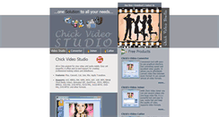 Desktop Screenshot of chickvideostudio.com