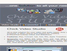 Tablet Screenshot of chickvideostudio.com